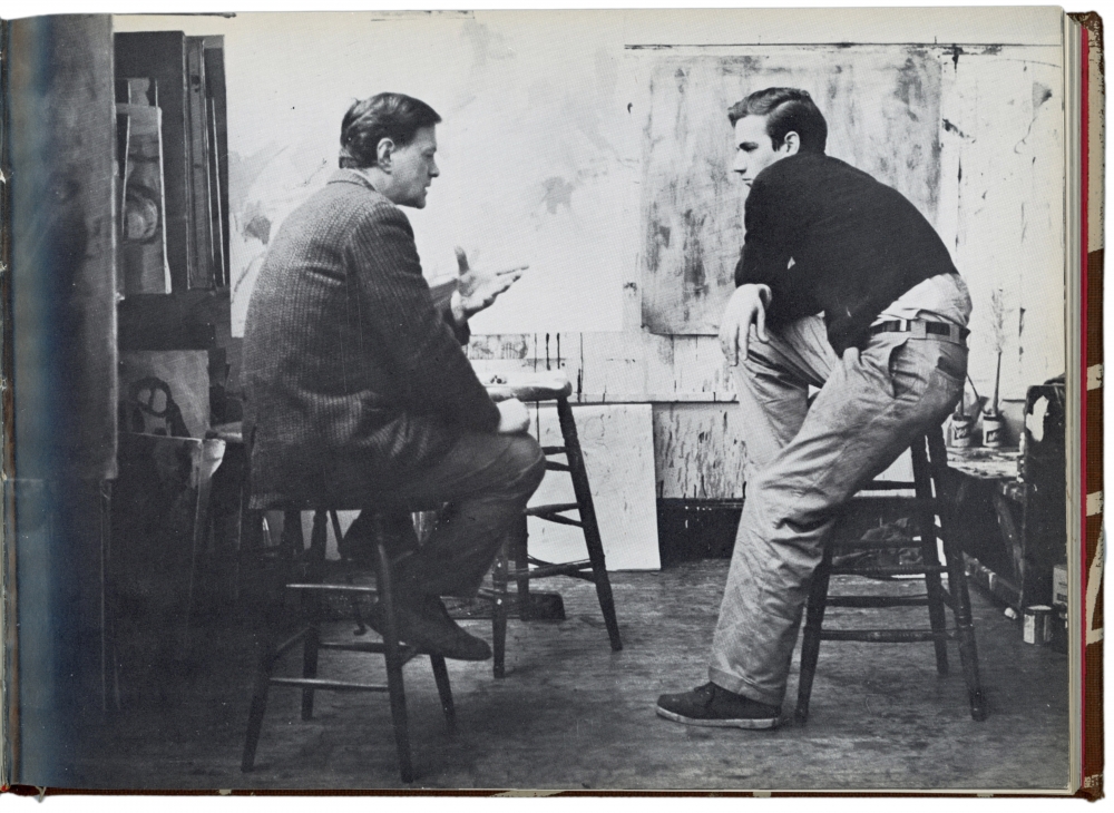 Gregory Gillespie in the classroom with professor Nicholas Marsicano at Cooper Union, 1960.

Photo from The Cable, published by Cooper Union, 1960.