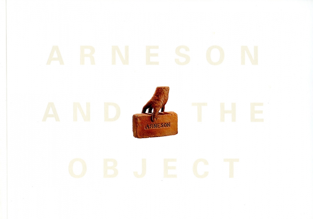 Catalog cover, 'Arneson and the Object,' Penn State University Press, 2004