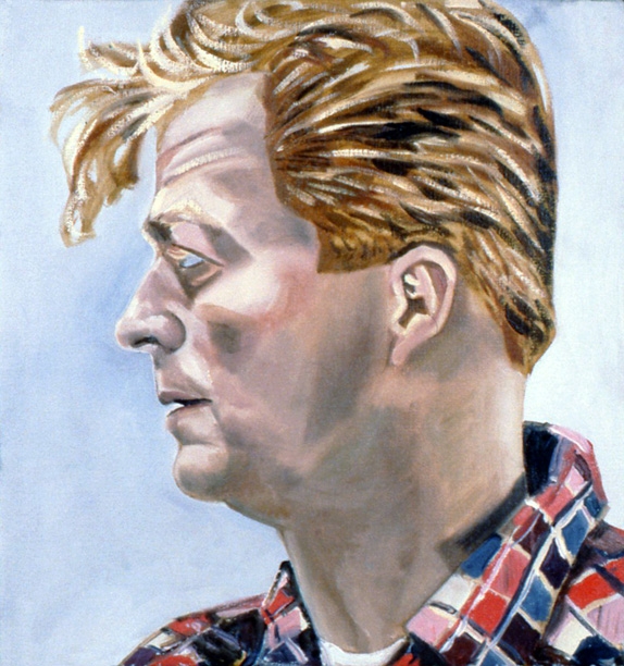 Red Grooms, Self-Portait, 1981. Oil on canvas, 15 x 14 inches., &nbsp;