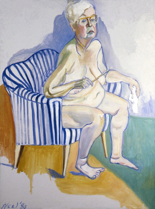 Alice Neel, Nude Self-Portrait, 1980.
