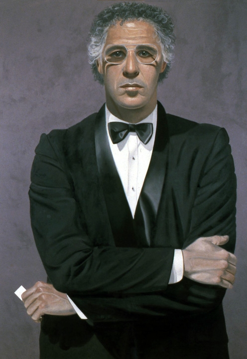 Alfred Leslie, Self-Portrait, 1982. Oil on canvas, 84 x 60 inches., &nbsp;