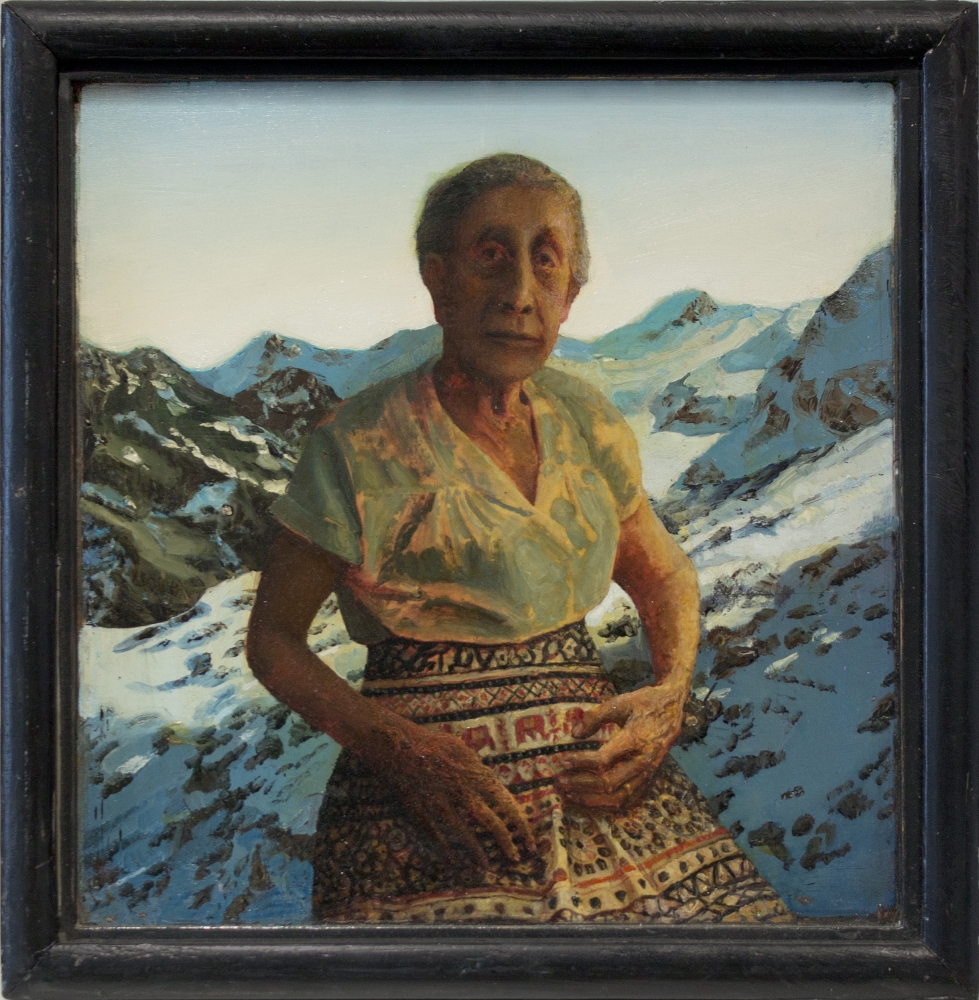 Gregory Gillespie 'Rite (Peggy's Grandmother in the Alps)'