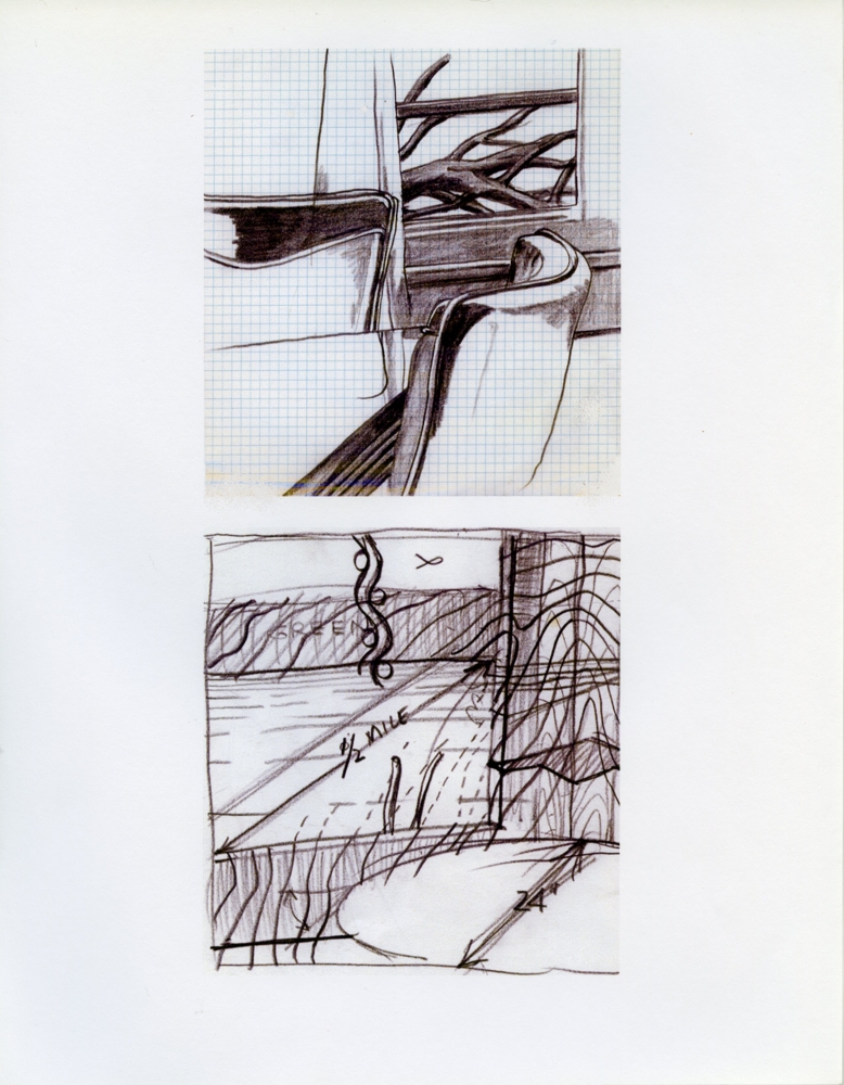 Drawing&nbsp;from the &quot;Form Book,&quot; c. 1969.