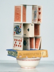 Richard Shaw Small Card Stack with Book and Bowl,&nbsp;1996