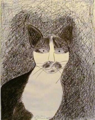 Joan Brown The Adolescent Cat