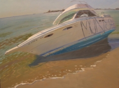 Andrew Lenaghan Plum Beach Boat III, 2006