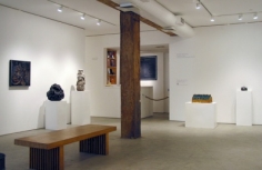 Installation view, Robert Arneson, Founding Funk: Sculpture and Drawings 1956-1966, George Adams Gallery, New York, 2010.