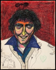Luis Cruz Azaceta 'Self Portrait Smiling,' 1977