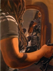 Diane Edison Self-Portrait in Mirror