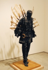 Lesley Dill Standing Man with Radiating Words, 2006