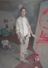 Andrew Lenaghan Self Portrait in the Garret II, 2007