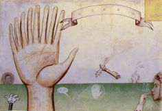 Enrique Chagoya Hand of Power, 1997
