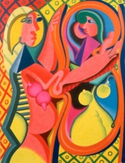 Peter Saul Picasso&#039;s &#039;Girl in a Mirror&#039; #2, 1978
