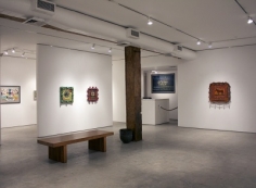 Installation view, Roy De Forest, A Simple Life: Small-Scale Paintings from 2000-2003, George Adams Gallery, New York, 2013.