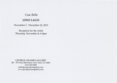 Lino Lago exhibition announcement 2012 (back)