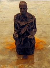 Lesley Dill Untitled (Kneeling Figure), 2003