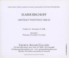 Elmer Bischoff Show Announcement (continued)
