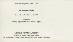Exhibition Announcement Card (reverse)