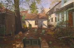 Andrew Lenaghan Backyard Towards Jill&#039;s House, 2003