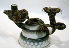 Richard Shaw Camouflage Tea Pot,&nbsp;1973