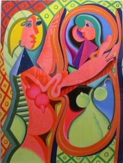 Peter Saul Picasso&#039;s &#039;Girl in a Mirror&#039; I