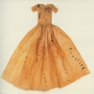 Exhibition announcement picturing Lesley Dill, Poem Dress 1993