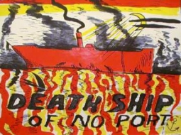 H.C. Westermann, 'Red Death Ship (Death Ship of No Port),' 1967
