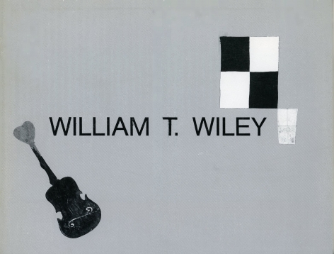 Catalog cover, 'William T. Wiley: Recent Paintings and Watercolors,' Allan Frumkin Gallery, 1986.