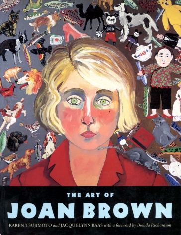 Catalog cover, 'The Art of Joan Brown,' University of California Press, 1998.
