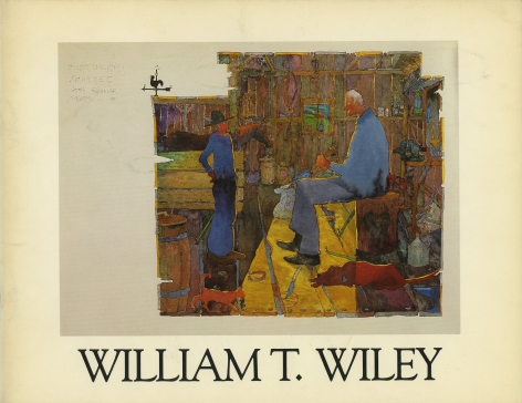 Catalog cover, 'William T. Wiley,' Emily Carr College of Art, 1981.