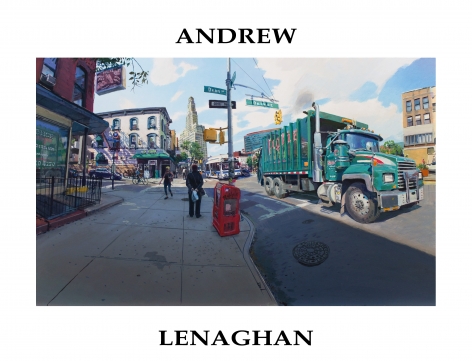 Catalog cover, 'Andrew Lenaghan,' 2020.