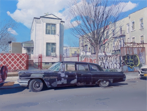 Andrew Lenaghan, 'Cadillac on Avenue C' 2019