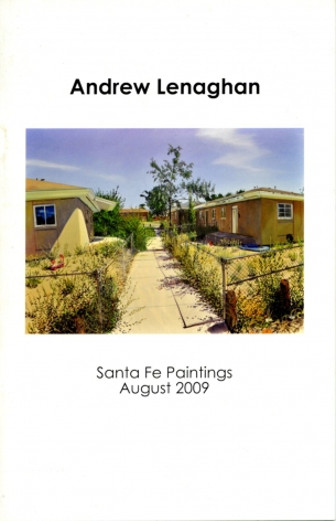 Catalog cover, 'Andrew Lenaghan: Santa Fe Paintings,' William Segal Gallery, 2009