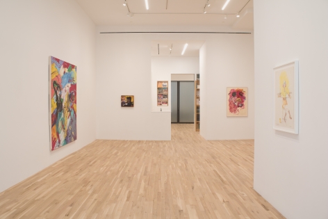 Installation view, Robert Colescott, Frankly..., George Adams Gallery, New York, 2022
