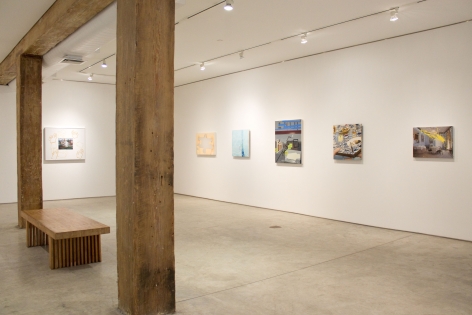 Installation view, Flat Earth Conspiracy, George Adams Gallery, New York, 2016.
