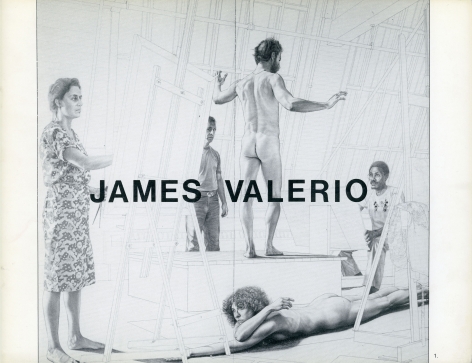 Catalog cover, 'James Valerio: New Paintings and Drawings,' Allan Frumkin Gallery, 1983