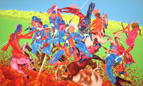 Peter Saul, Custer&#039;s Last Stand #1, 1973