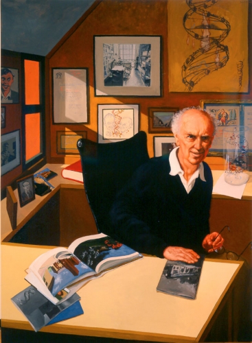 Jack Beal, Portrait of Dr. James Watson, 1994-95