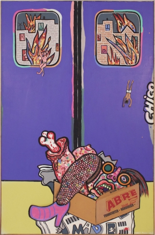 Luis Cruz Azaceta, 'JiJiJi Express' 1974-75